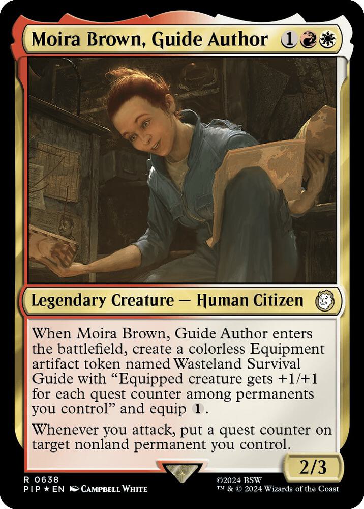 Moira Brown, Guide Author 638/326 (Universes Beyond: Fallout)  - Surge Foil | Good Games Morley