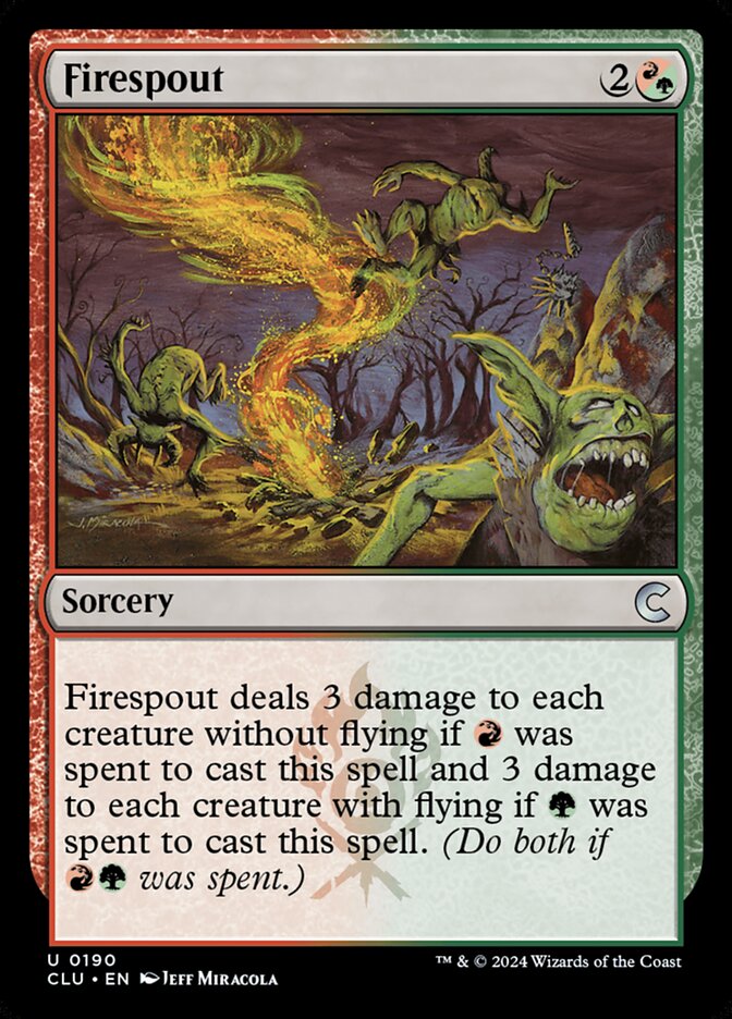 Firespout 190/284 (Ravnica: Clue Edition)  | Good Games Morley
