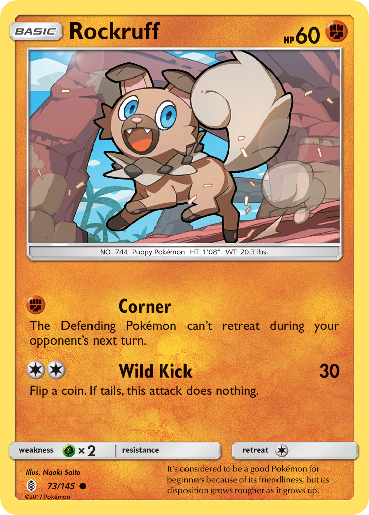Rockruff (73/145) [Sun & Moon: Guardians Rising] | Good Games Morley