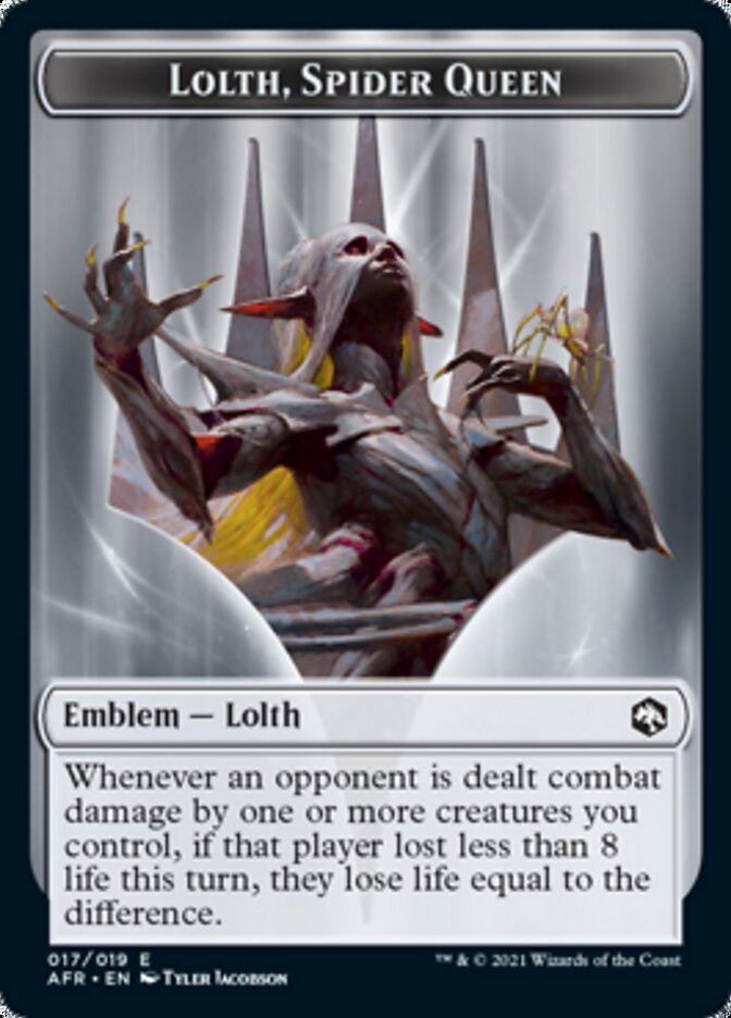Lolth, Spider Queen Emblem [Dungeons & Dragons: Adventures in the Forgotten Realms Tokens] | Good Games Morley