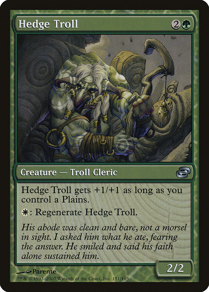 Hedge Troll 151/165 (Planar Chaos)  | Good Games Morley