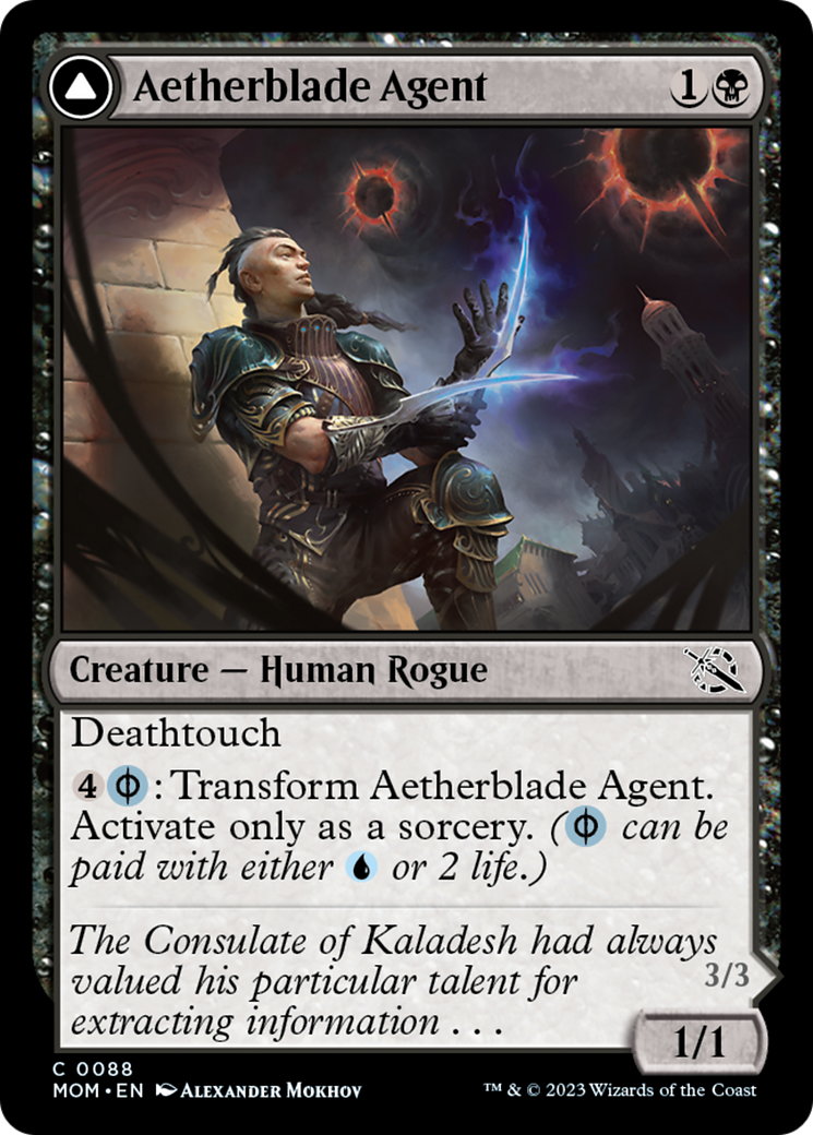 Aetherblade Agent // Gitaxian Mindstinger [March of the Machine] | Good Games Morley