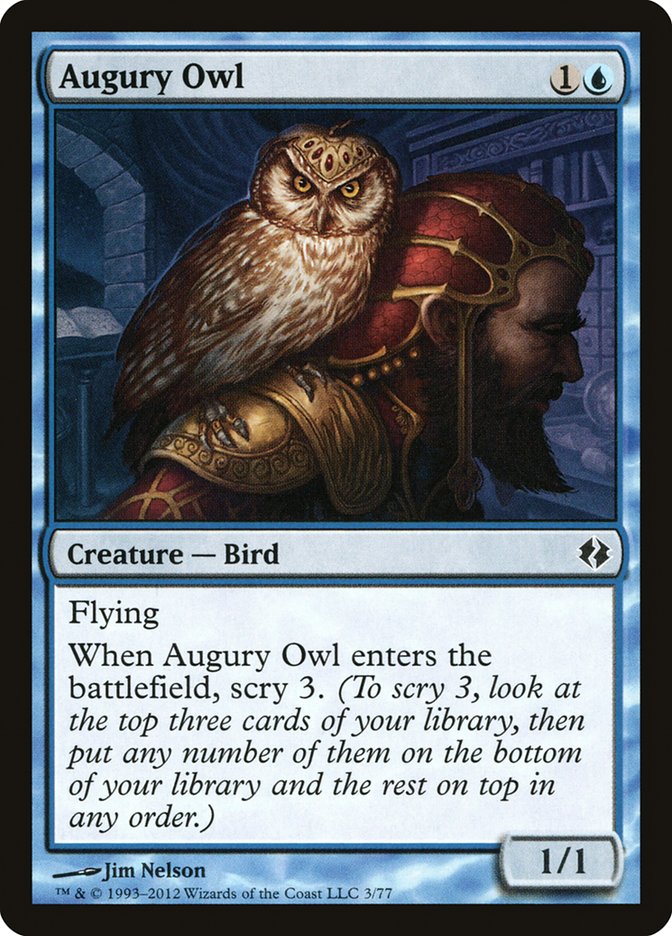 Augury Owl [Duel Decks: Venser vs. Koth] | Good Games Morley