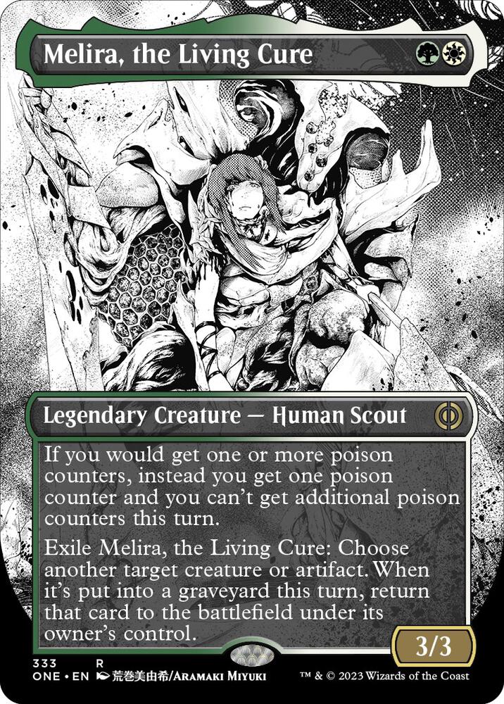Melira, the Living Cure 333/271 (Phyrexia: All Will Be One)  - Borderless | Good Games Morley