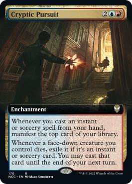 Cryptic Pursuit Extended Art 170 (Commander: Streets of New Capenna)  | Good Games Morley