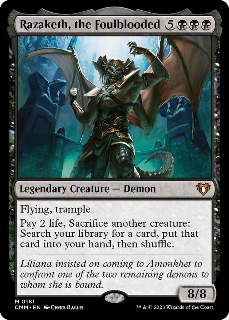 Razaketh, the Foulblooded [Commander Masters] | Good Games Morley