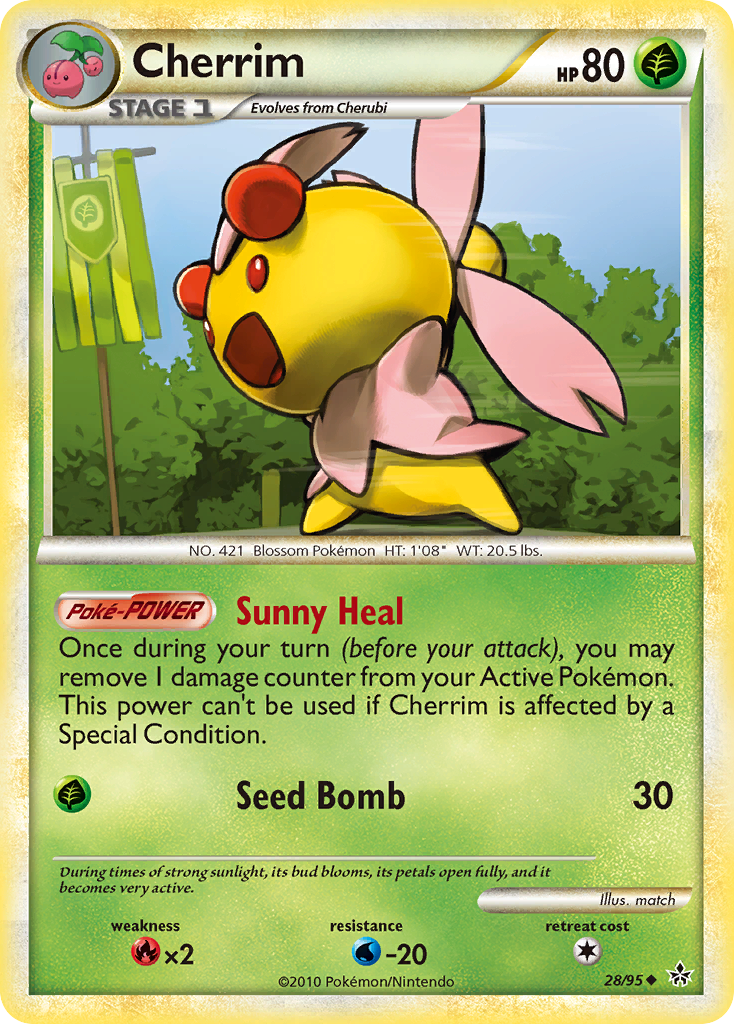 Cherrim (28/95) [HeartGold & SoulSilver: Unleashed] | Good Games Morley
