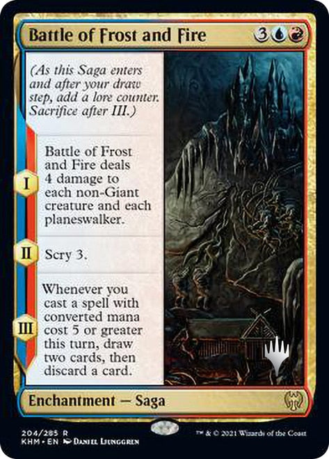 Battle of Frost and Fire (Promo Pack) [Kaldheim Promos] | Good Games Morley
