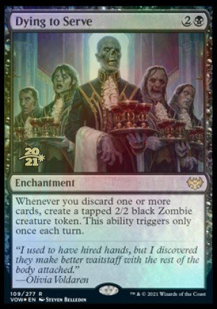 Dying to Serve [Innistrad: Crimson Vow Prerelease Promos] | Good Games Morley