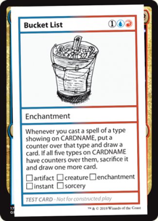 Bucket List (2021 Edition) [Mystery Booster Playtest Cards] | Good Games Morley