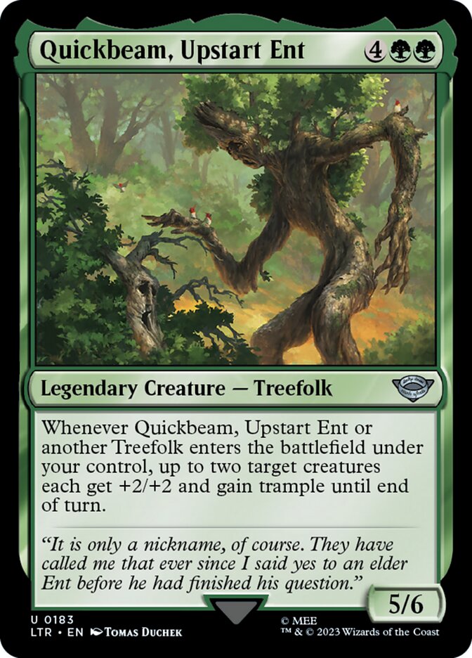 Quickbeam, Upstart Ent 183/281 (Universes Beyond: The Lord of the Rings: Tales of Middle-earth)  | Good Games Morley