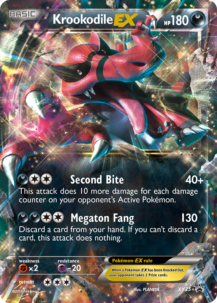 Krookodile EX (XY25) [XY: Black Star Promos] | Good Games Morley