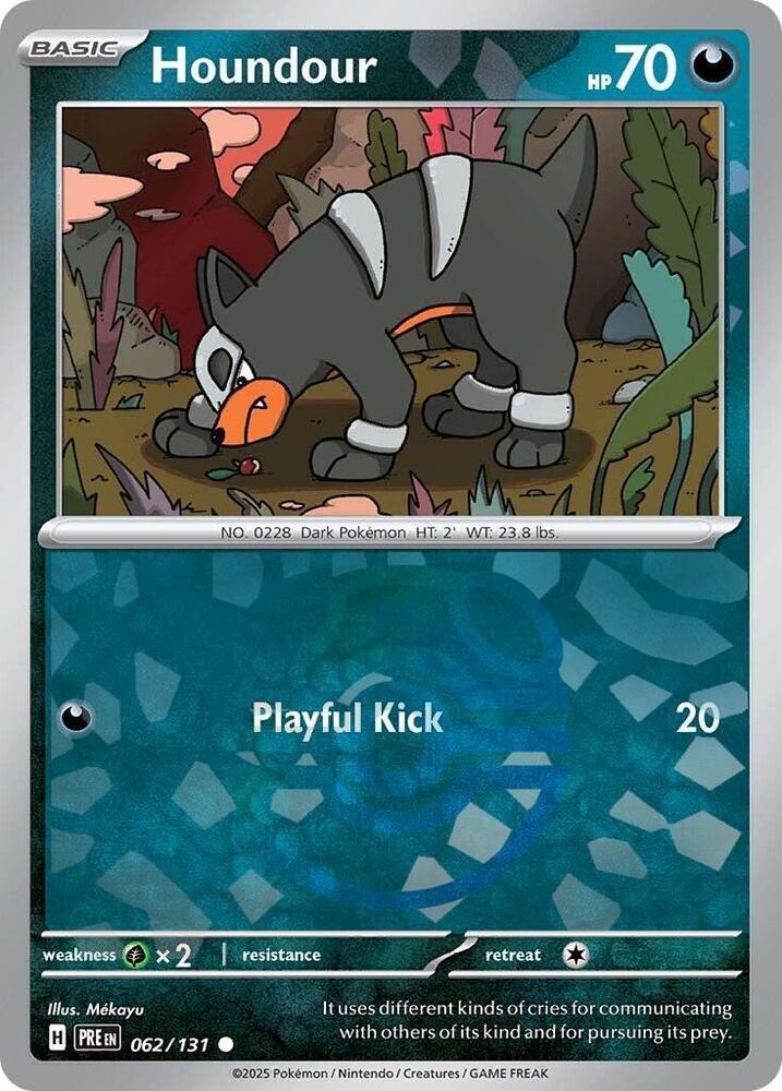 Houndour 062/131 (SV: Prismatic Evolutions)  - Master Ball Holofoil | Good Games Morley