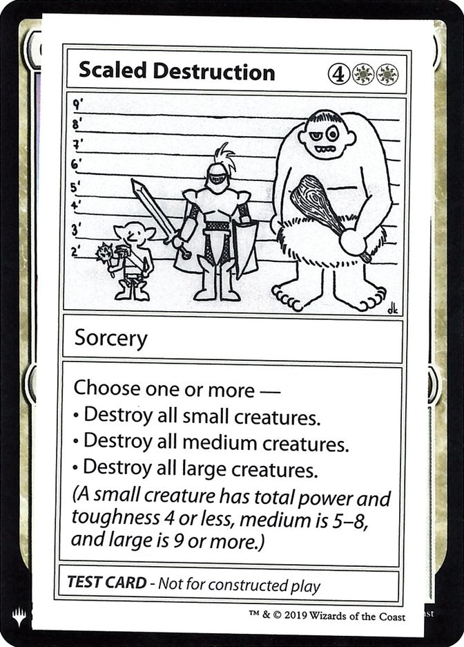 Scaled Destruction [Mystery Booster Playtest Cards] | Good Games Morley