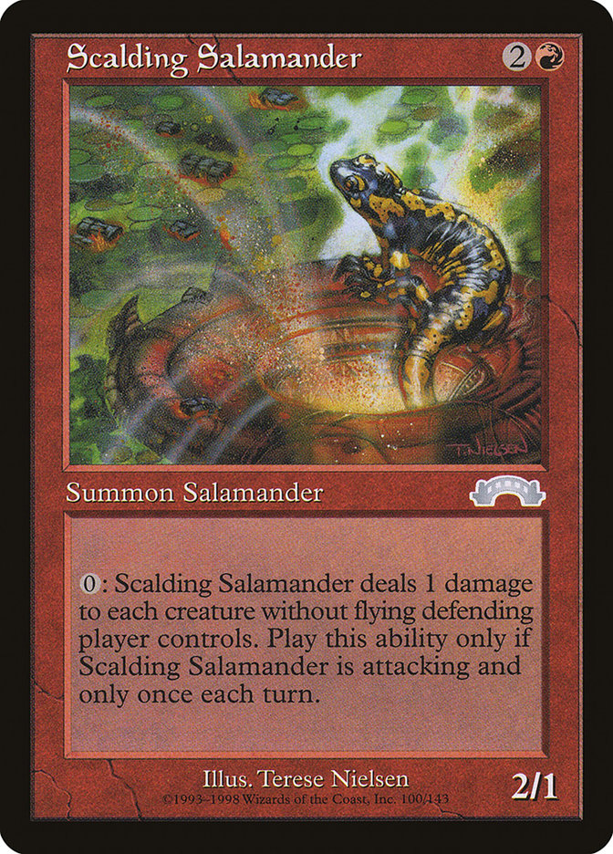 Scalding Salamander 100/143 (Exodus)  | Good Games Morley