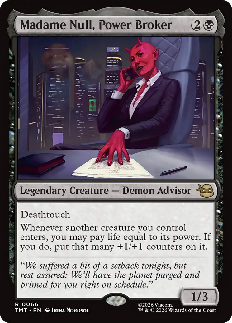 Madame Null, Power Broker [Teenage Mutant Ninja Turtles] | Good Games Morley