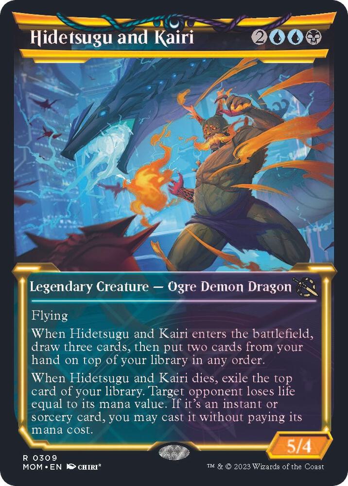 Hidetsugu and Kairi 309/291 (March of the Machine)  - Showcase Foil | Good Games Morley