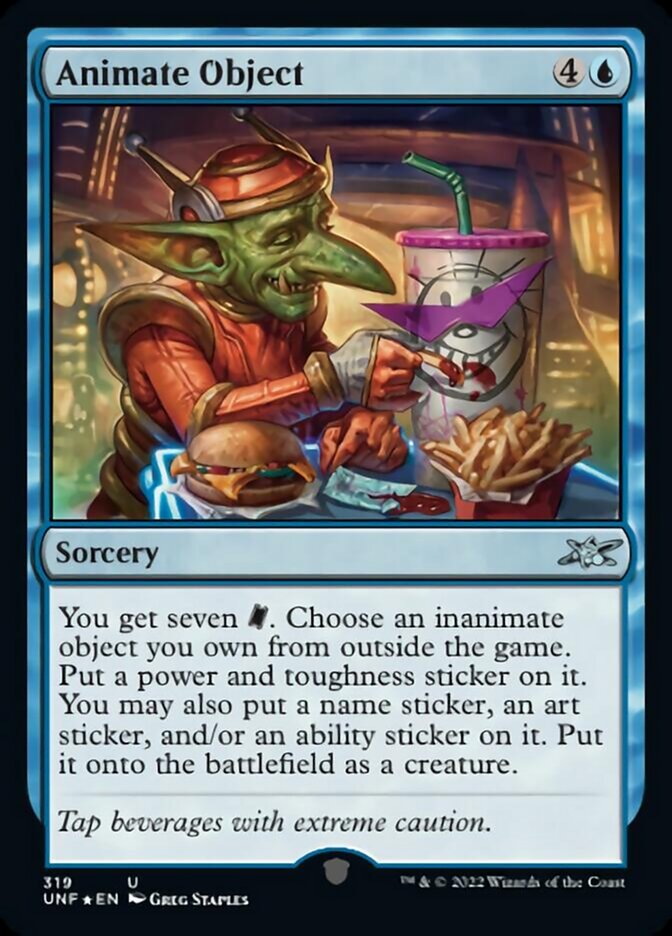 Animate Object (Galaxy Foil) [Unfinity] | Good Games Morley