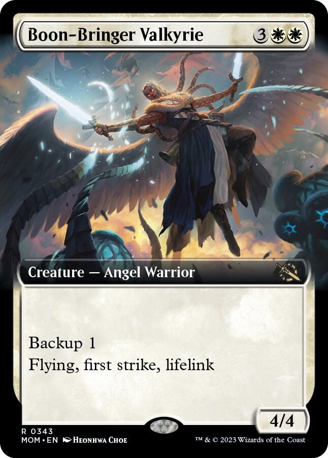 Boon-Bringer Valkyrie 343/291 (March of the Machine)  - Extended Art | Good Games Morley