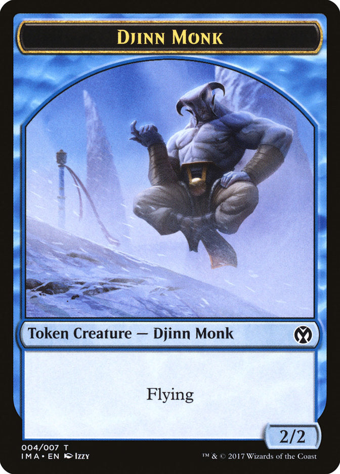 Djinn Monk Token [Iconic Masters Tokens] | Good Games Morley