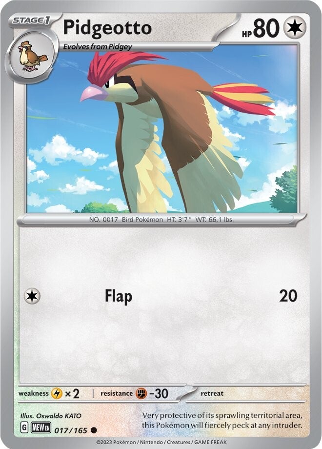 Pidgeotto (017/165) [Scarlet & Violet 151] | Good Games Morley