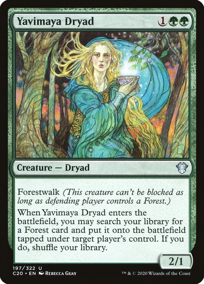 Yavimaya Dryad 197/322 (Commander 2020)  | Good Games Morley