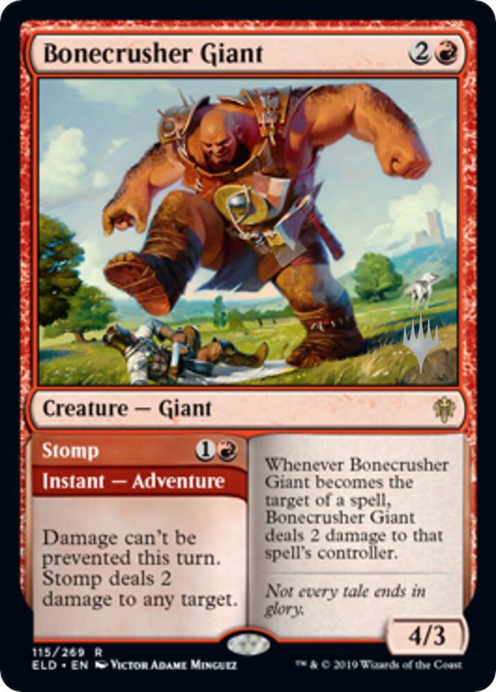 Bonecrusher Giant 115 (Promo Pack: Throne of Eldraine)  | Good Games Morley