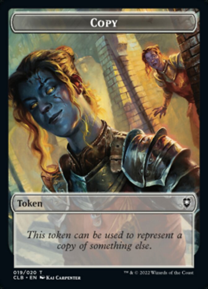 Will Kenrith Emblem // Copy Double-Sided Token [Commander Legends: Battle for Baldur's Gate Tokens] | Good Games Morley