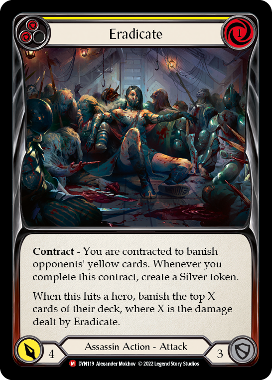 Eradicate [DYN119] (Dynasty)  Rainbow Foil | Good Games Morley