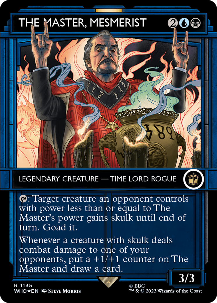 The Master, Mesmerist (Showcase) (Surge Foil) [Doctor Who] | Good Games Morley