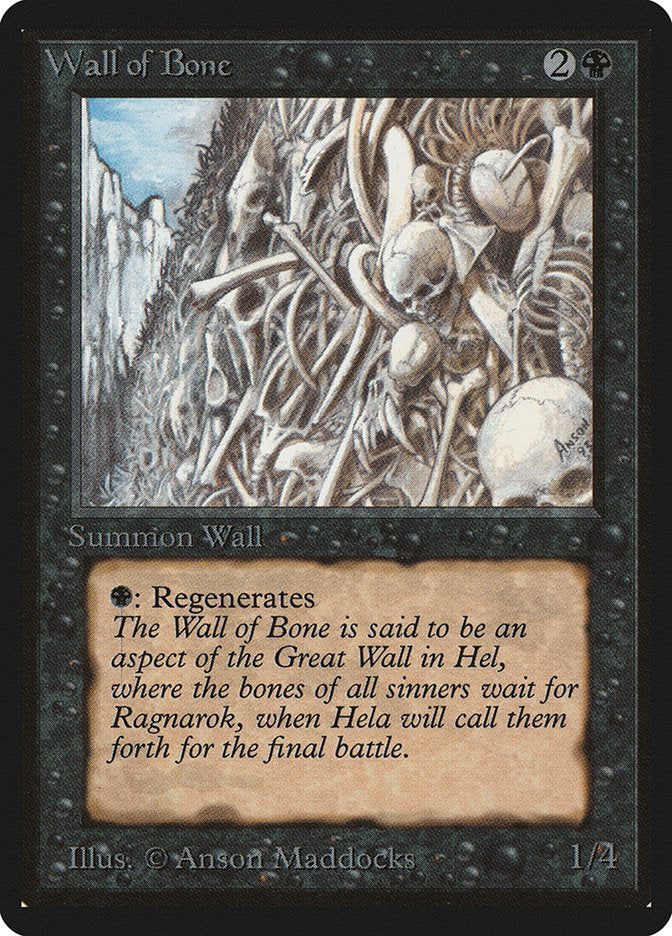 Wall of Bone [Beta Edition] | Good Games Morley