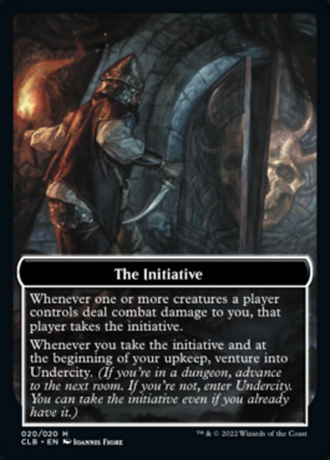 The Initiative // Undercity Double-Sided Token [Commander Legends: Battle for Baldur's Gate Tokens] | Good Games Morley