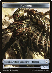 Angel // Horror Double-Sided Token [Commander Legends Tokens] | Good Games Morley