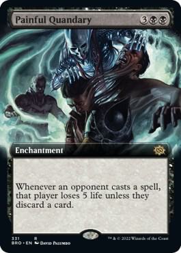 Painful Quandary Extended Art 331/287 (The Brothers' War)  - Foil | Good Games Morley