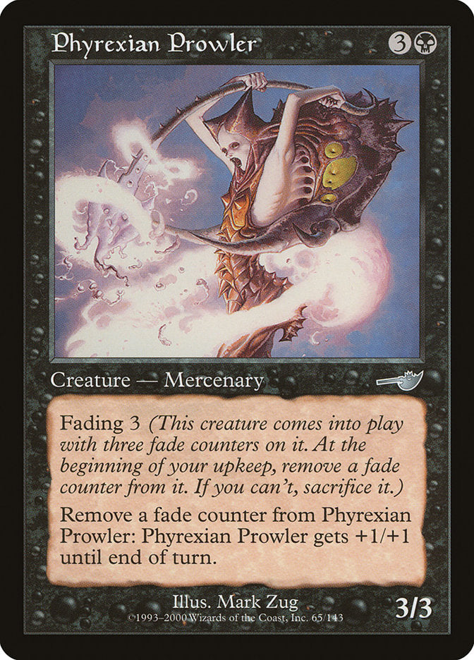 Phyrexian Prowler 65 (Nemesis)  - Foil | Good Games Morley
