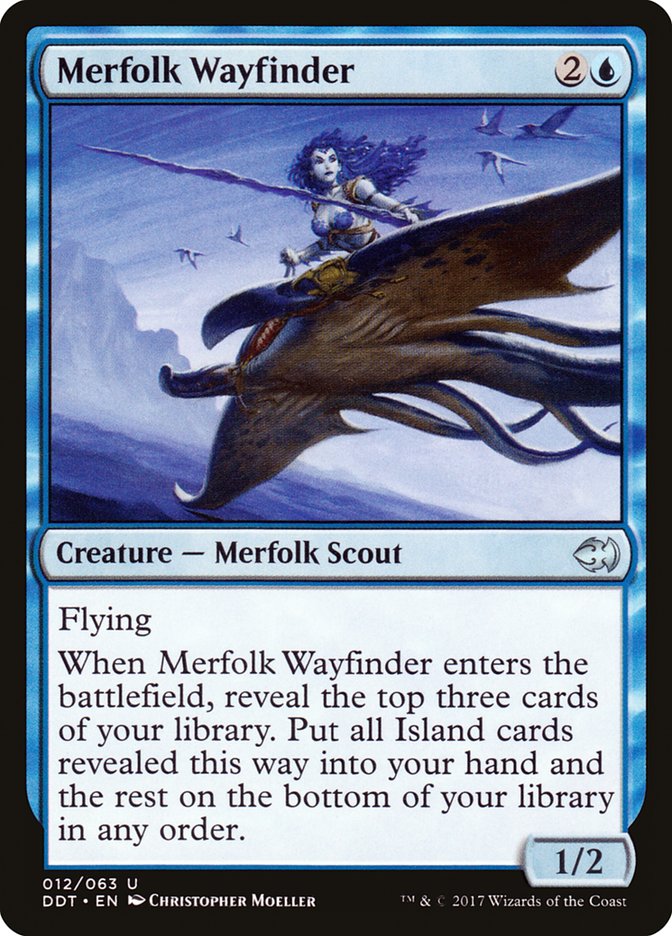 Merfolk Wayfinder 12/63 (Duel Decks: Merfolk vs. Goblins)  | Good Games Morley