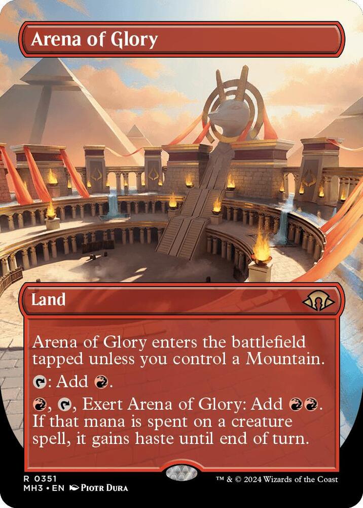 Arena of Glory 351 (Modern Horizons 3)  - Borderless Foil | Good Games Morley