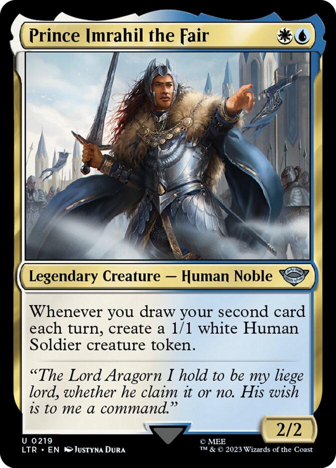 Prince Imrahil the Fair 219/281 (Universes Beyond: The Lord of the Rings: Tales of Middle-earth)  | Good Games Morley