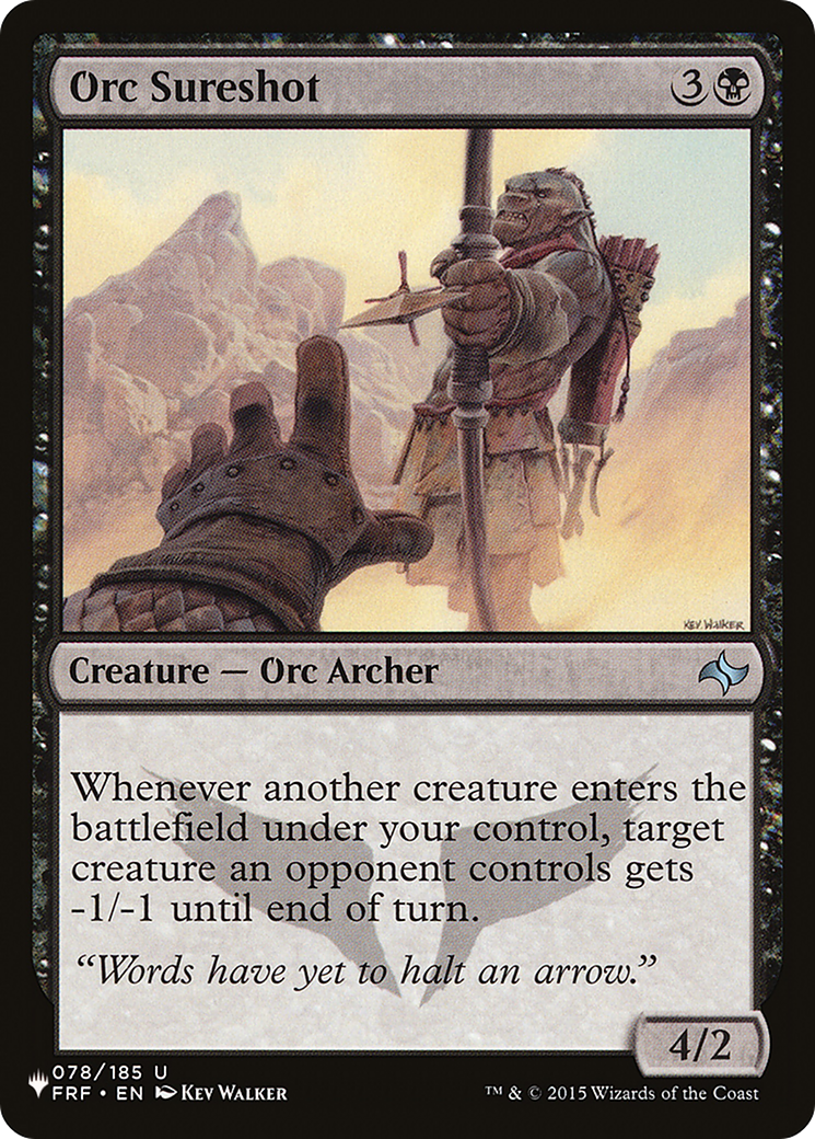 Orc Sureshot [The List] | Good Games Morley