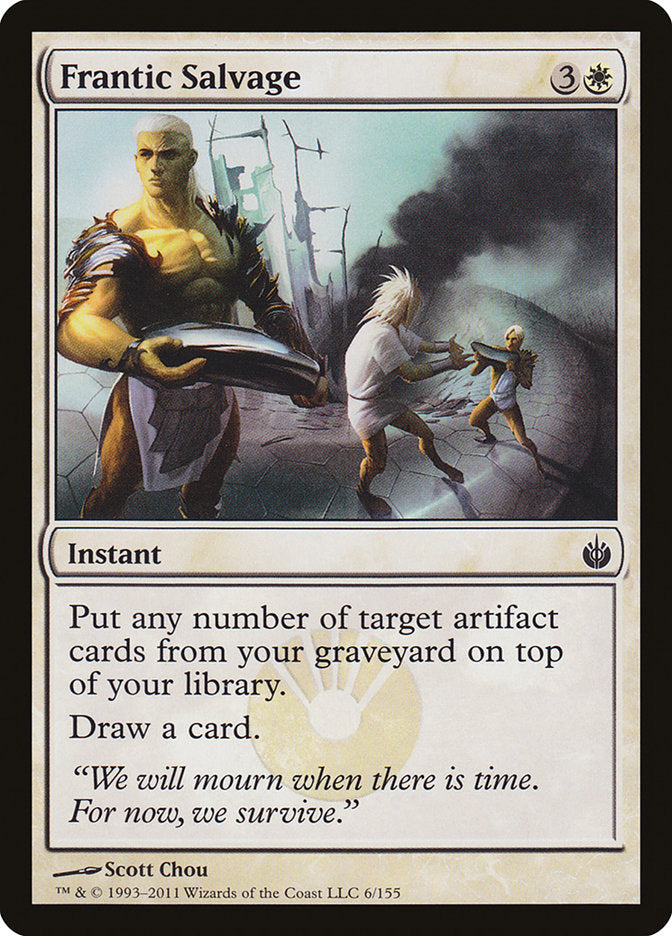 Frantic Salvage 6/155 (Mirrodin Besieged)  - Foil | Good Games Morley