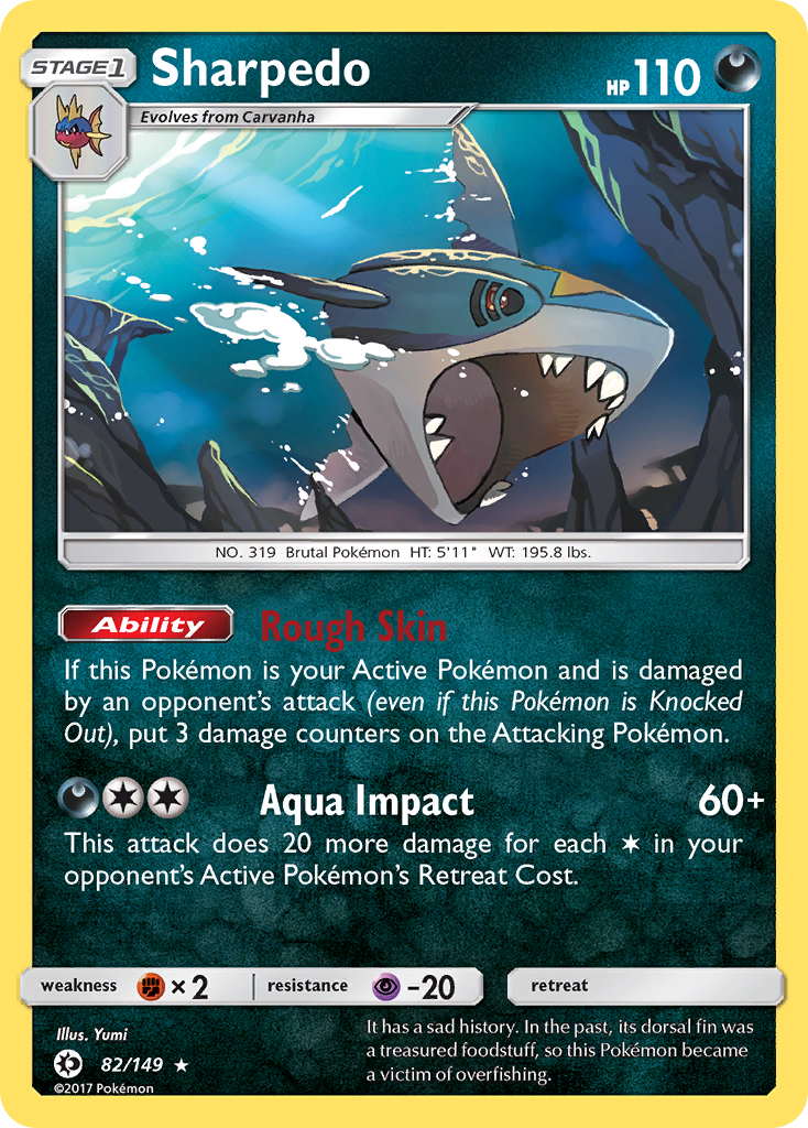 Sharpedo (82/149) [Sun & Moon: Base Set] | Good Games Morley