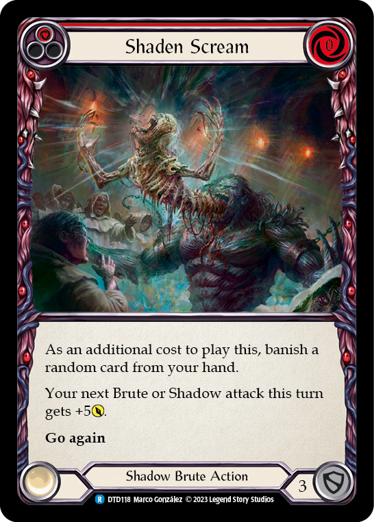 Shaden Scream (Red) [DTD118] (Dusk Till Dawn)  Rainbow Foil | Good Games Morley