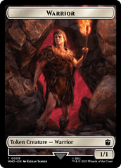 Warrior // Dinosaur Double-Sided Token [Doctor Who Tokens] | Good Games Morley