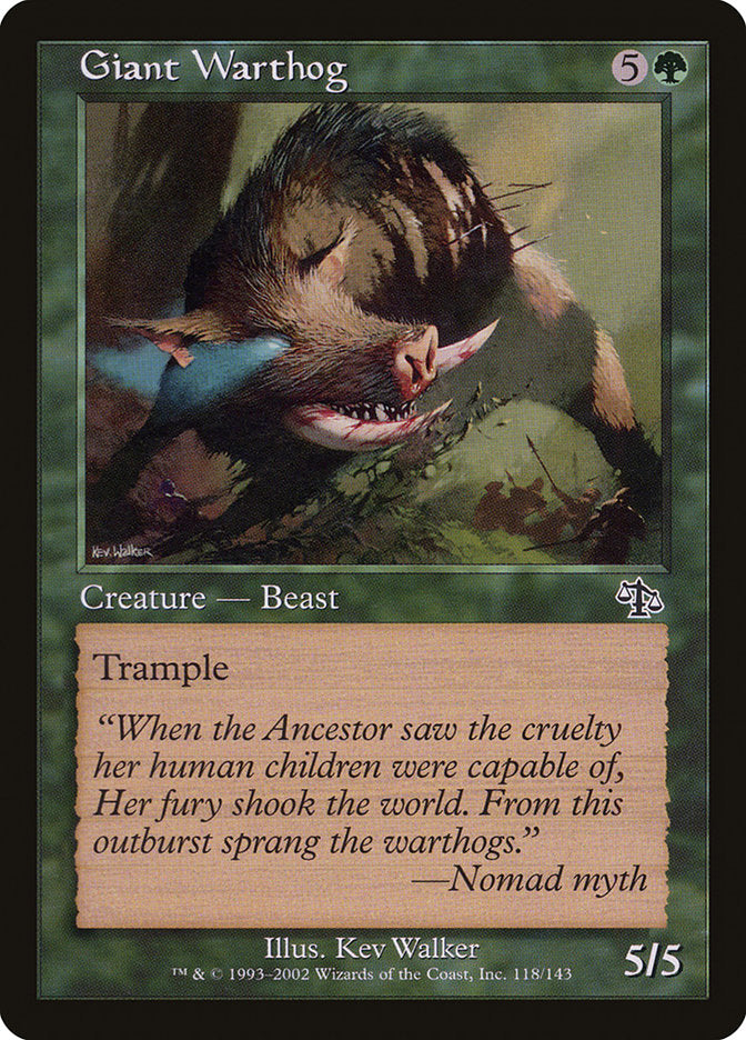 Giant Warthog 118/143 (Judgment)  - Foil | Good Games Morley