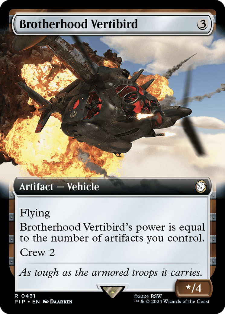 Brotherhood Vertibird (Extended Art) [Fallout] | Good Games Morley