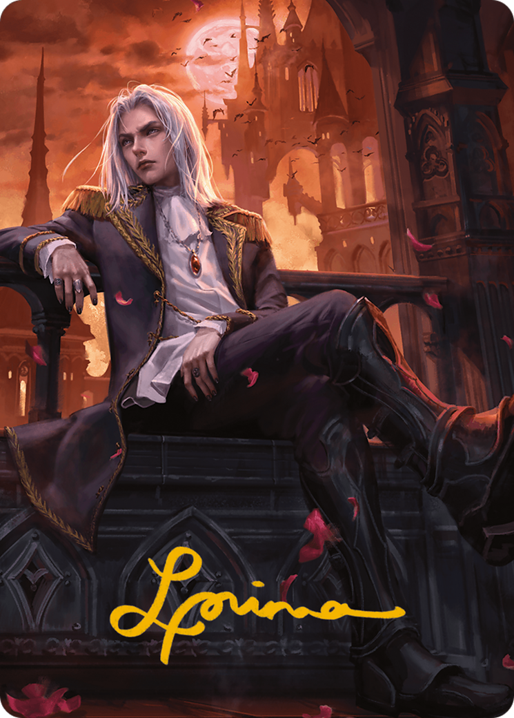 Sorin of House Markov Art Card (Gold-Stamped Signature) [Modern Horizons 3 Art Series] | Good Games Morley