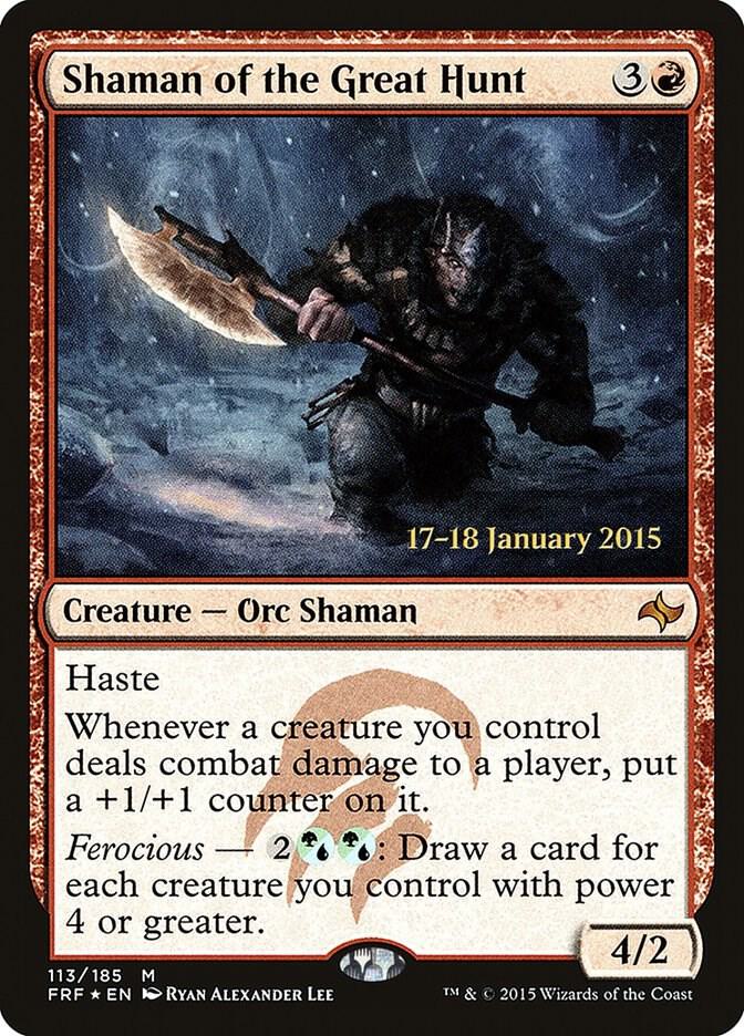 Shaman of the Great Hunt 113s/43 (Prerelease Cards)  - Foil | Good Games Morley