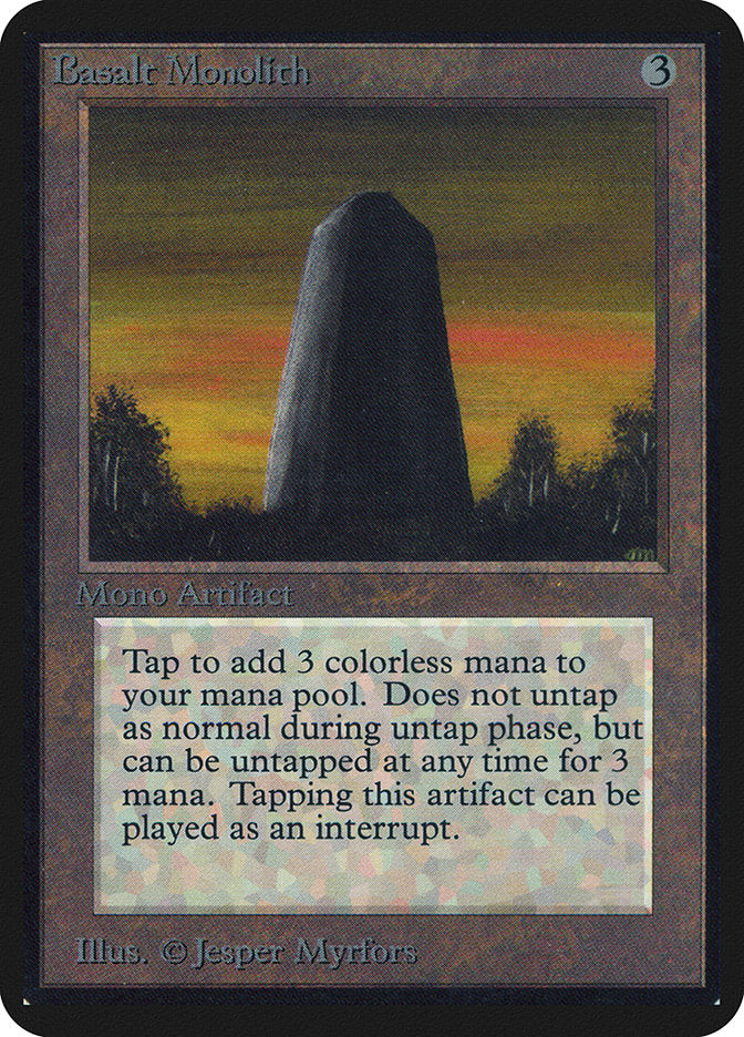 Basalt Monolith [Alpha Edition] | Good Games Morley