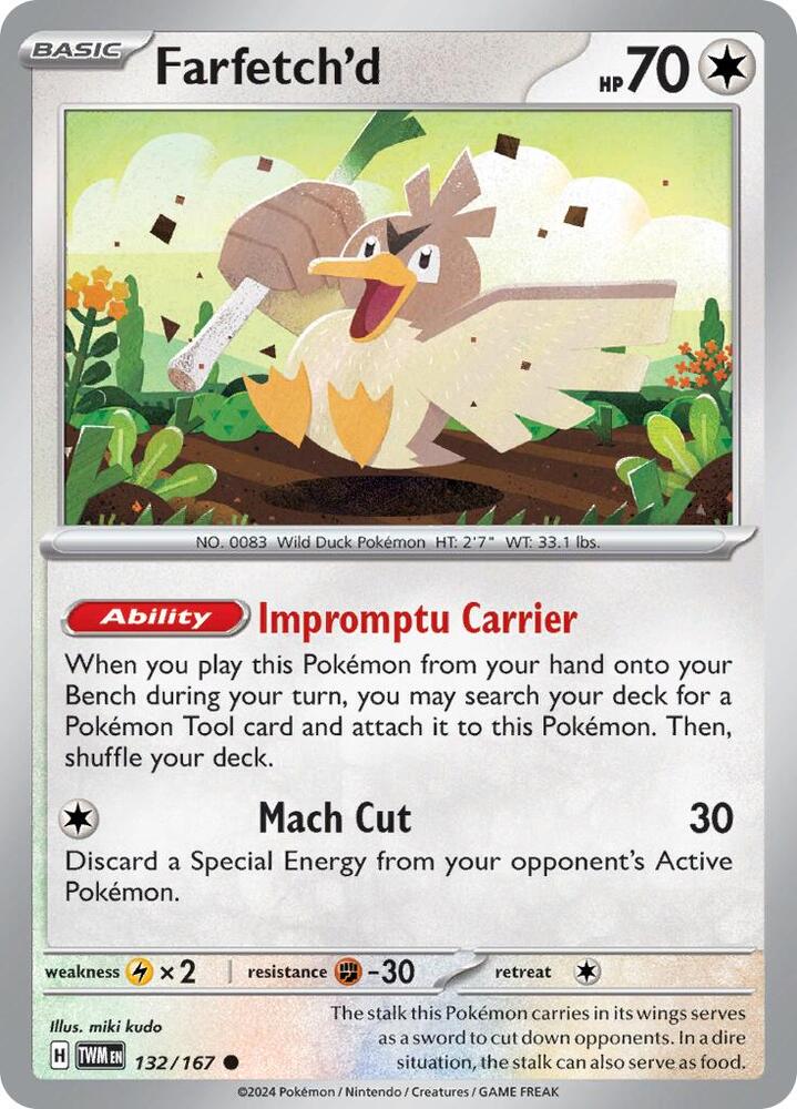 Farfetch'd 132/167 (SV06: Twilight Masquerade)  | Good Games Morley