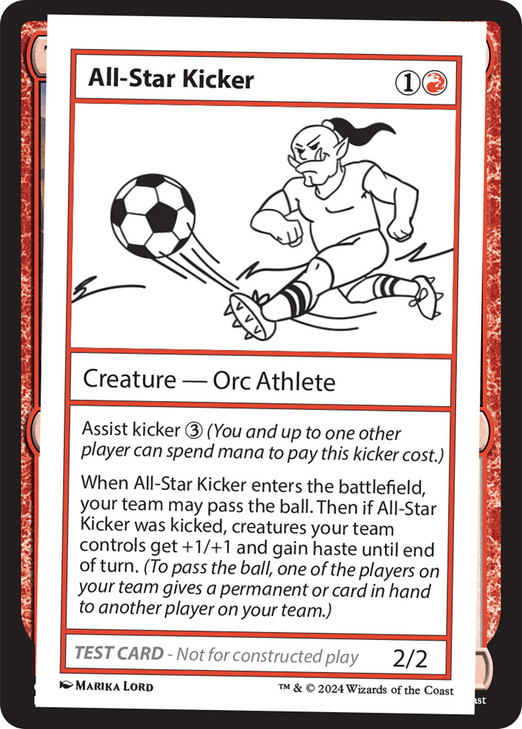 All-Star Kicker [Mystery Booster 2 Playtest Cards] | Good Games Morley
